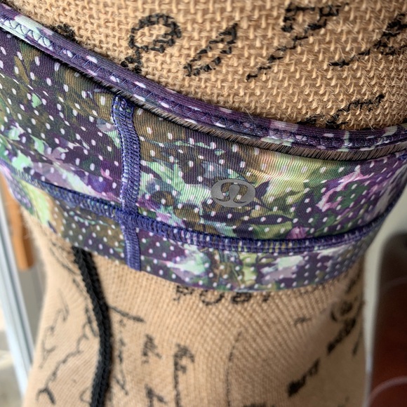 Lululemon Straight Up Bra Floral White Sports Bra - Picture 5 of 7